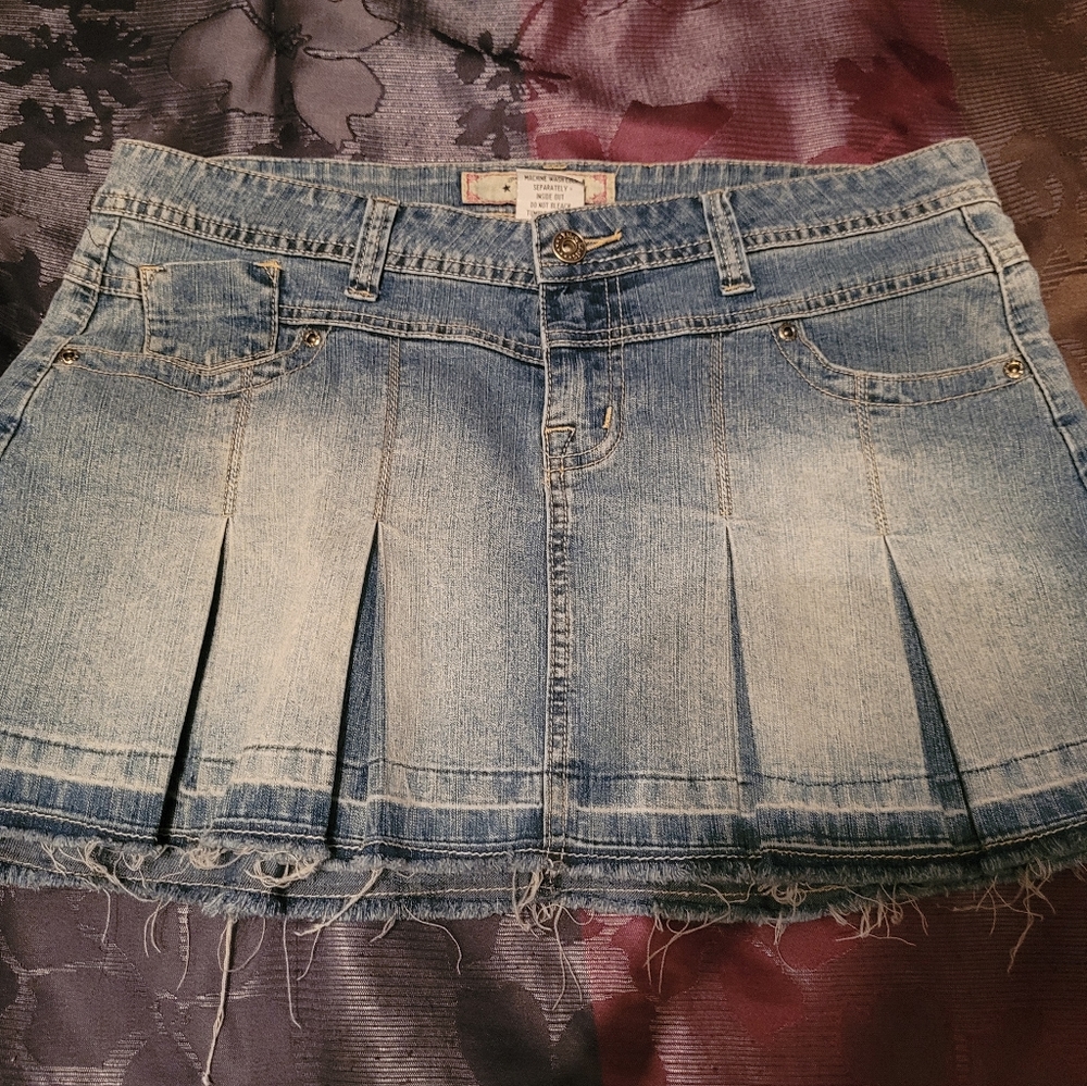 YMI jean skirt